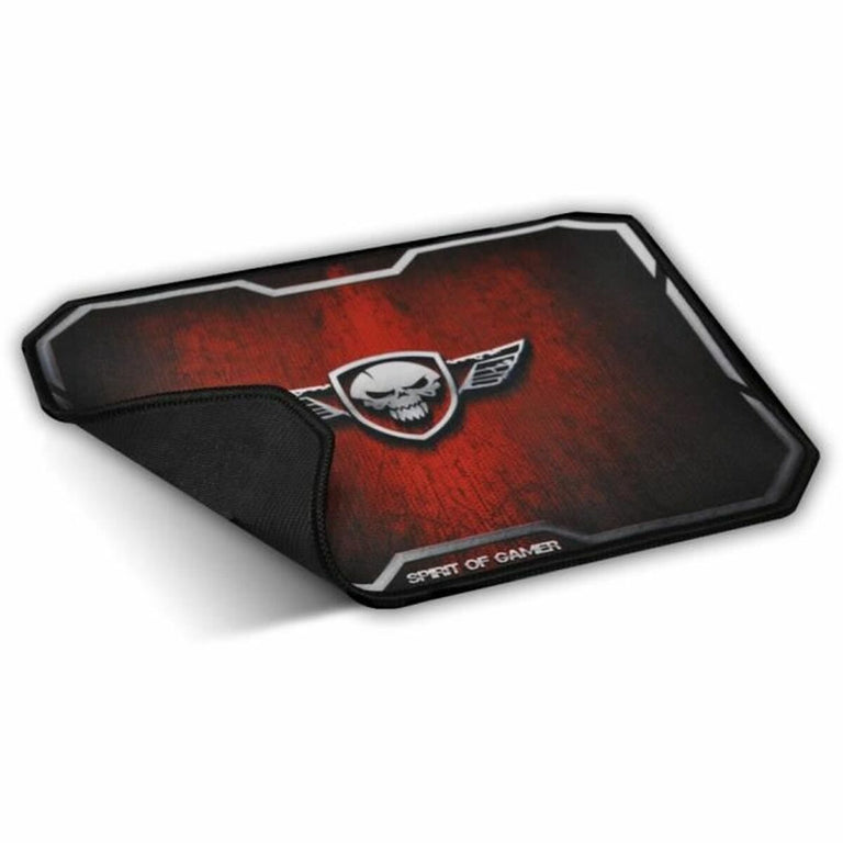 Rutschfestes Mousepad mit geflügeltem Totenkopf von Spirit of Gamer