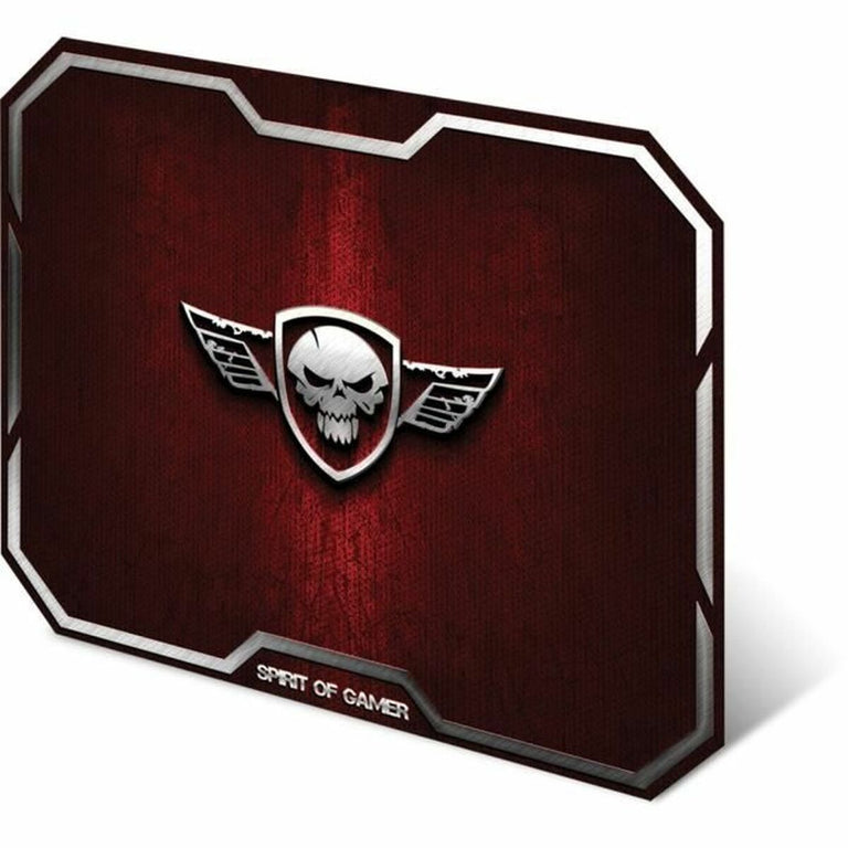 Rutschfestes Mousepad mit geflügeltem Totenkopf von Spirit of Gamer