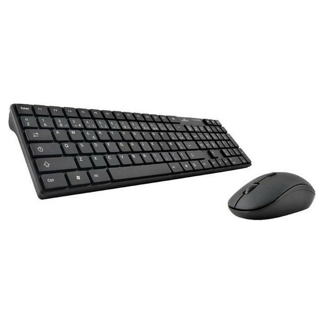 Tastatur und Maus Bluestork BLU3760162063431 Schwarz Französisch AZERTY