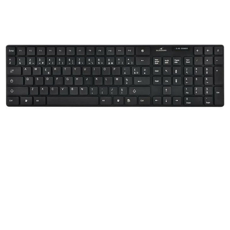 Teclado y Ratón Bluestork BLU3760162063431 Negro Francés AZERTY