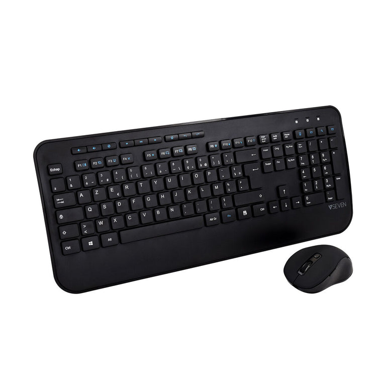 Teclado y Ratón Inalámbrico V7 CKW300FR AZERTY Francés