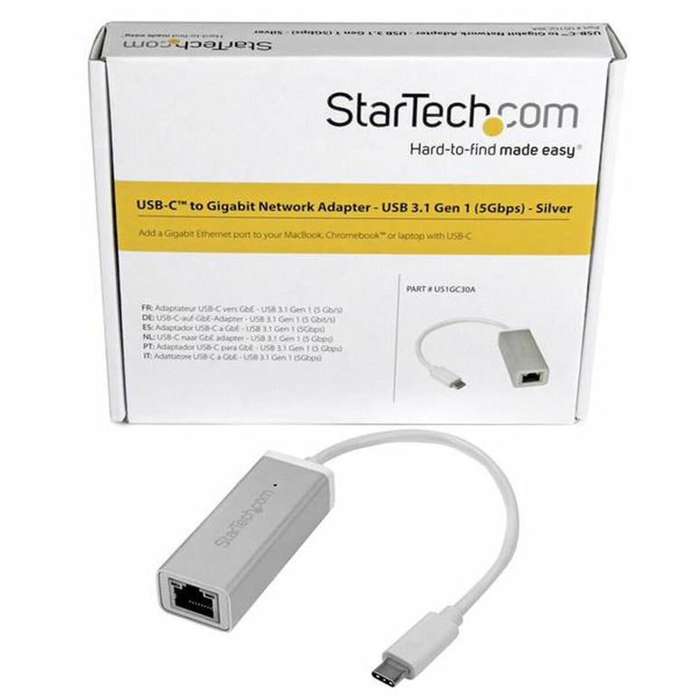 Adaptador de Red Startech US1GC30A             Plata