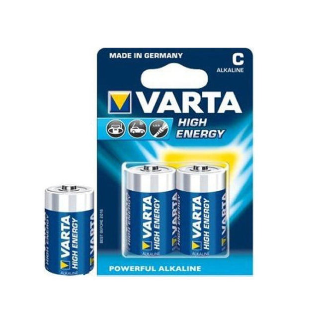 <transcy>Batterie Varta LR14 C 1,5 V High Energy (2 pcs) Bleu</transcy>