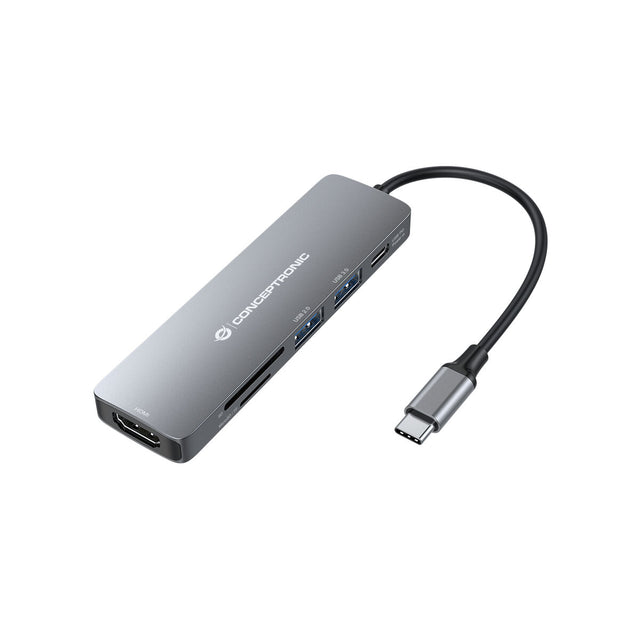 Hub USB Conceptronic DONN11G Gris