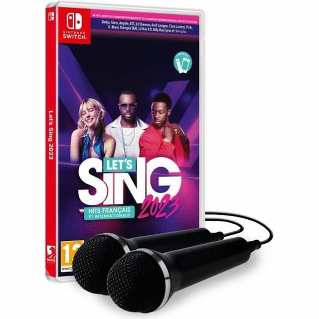 Videospiel für Switch KOCH MEDIA Let's Sing 2023 2 x Mikrofon