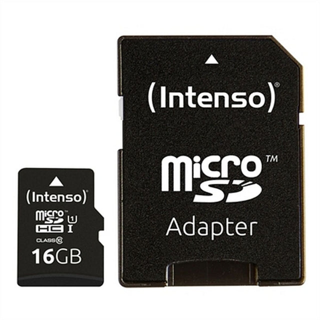 <transcy>Carte mémoire Micro SD avec adaptateur INTENSO 34234 UHS-I Premium noir</transcy>