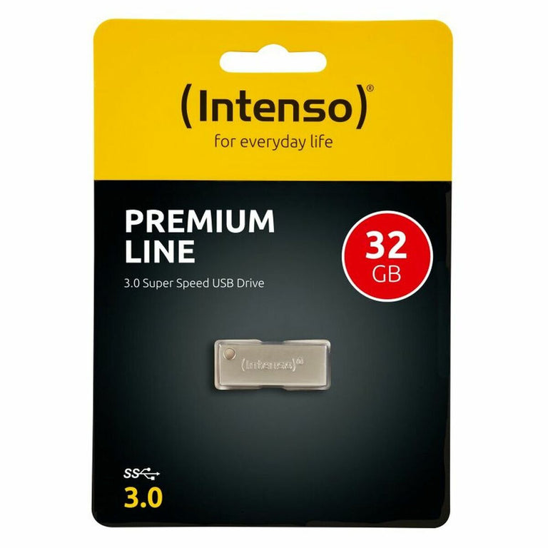 Memoria USB INTENSO 3534480 Plateado 32 GB