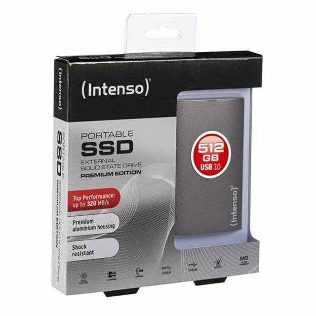 <transcy>Disque dur externe INTENSE 3823440 256 Go SSD 1.8" USB 3.0 Anthracite</transcy>