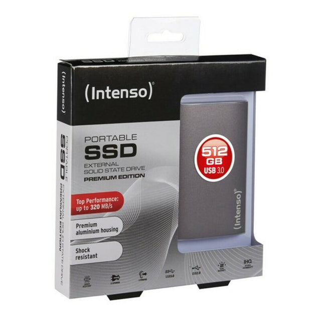 <transcy>Disque dur externe INTENSE 3823450 SSD 512 Go Anthracite</transcy>