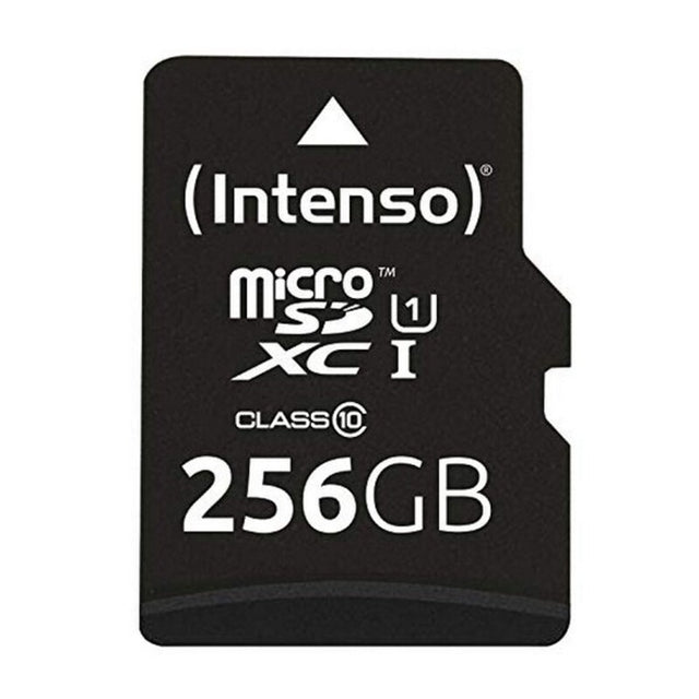 <transcy>Carte mémoire Micro SD avec adaptateur INTENSO 3423492 256 Go Noir</transcy>