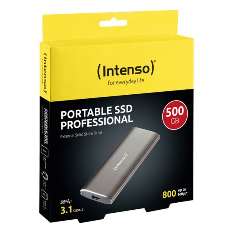 Disco Duro Externo INTENSO 3825450 500 GB SSD USB 3.1