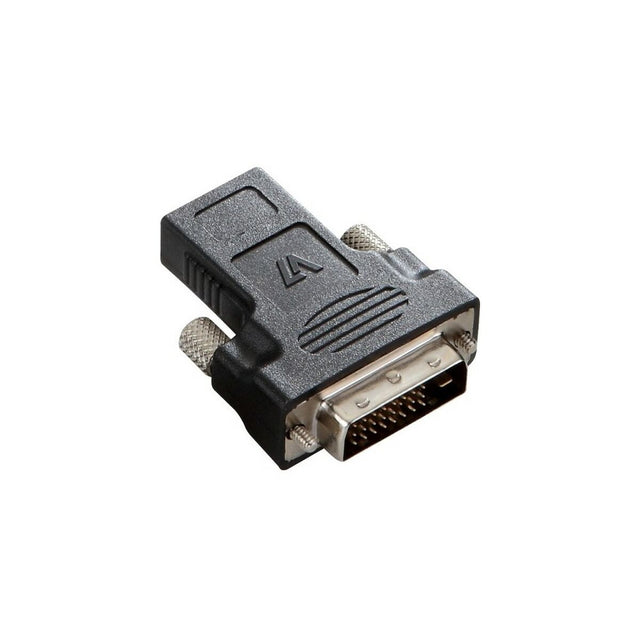 V7 DVI-D-auf-HDMI-Adapter V7E2DVIDMHDMIF-ADPTR Schwarz