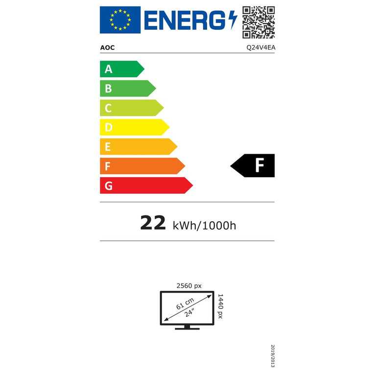 Monitor AOC Q24V4EA LED 23,8 Zoll 2560 x 1440 Pixel