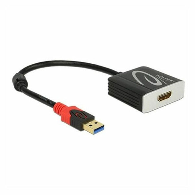 USB 3.0 auf HDMI Adapter DELOCK 62736 20 cm Schwarz