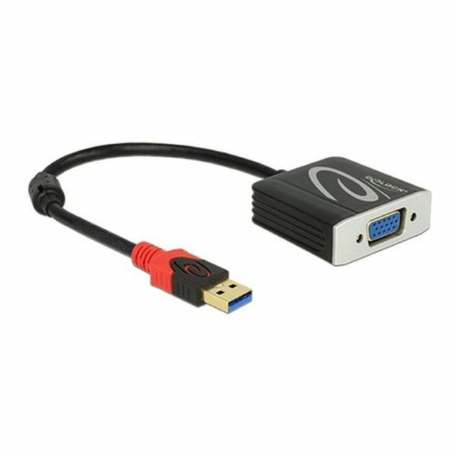 USB 3.0 auf VGA Adapter DELOCK 62738 20 cm Schwarz