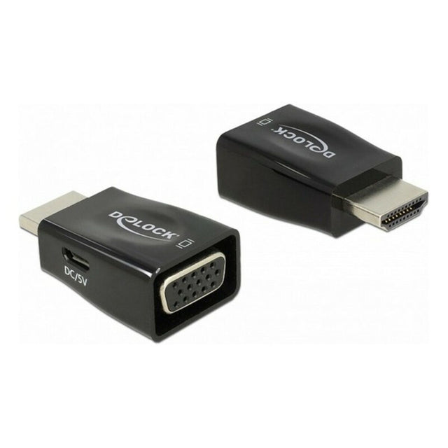 HDMI-zu-VGA-Adapter DELOCK 65902 1920 px Schwarz