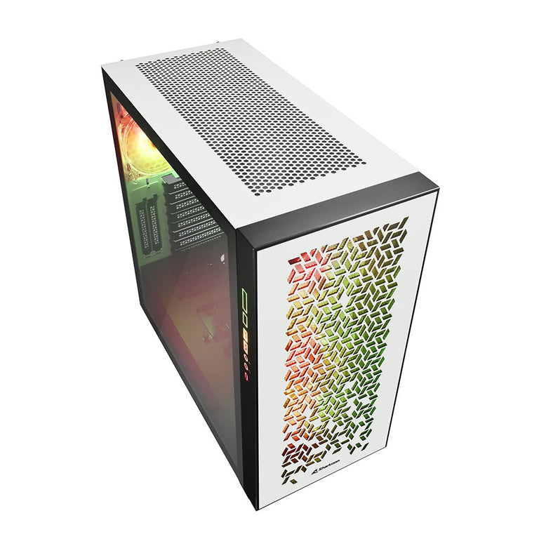 Sharkoon CA300H Weißes RGB ATX Mid-Tower-Gehäuse