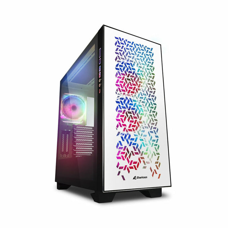 Sharkoon CA300H Weißes RGB ATX Mid-Tower-Gehäuse