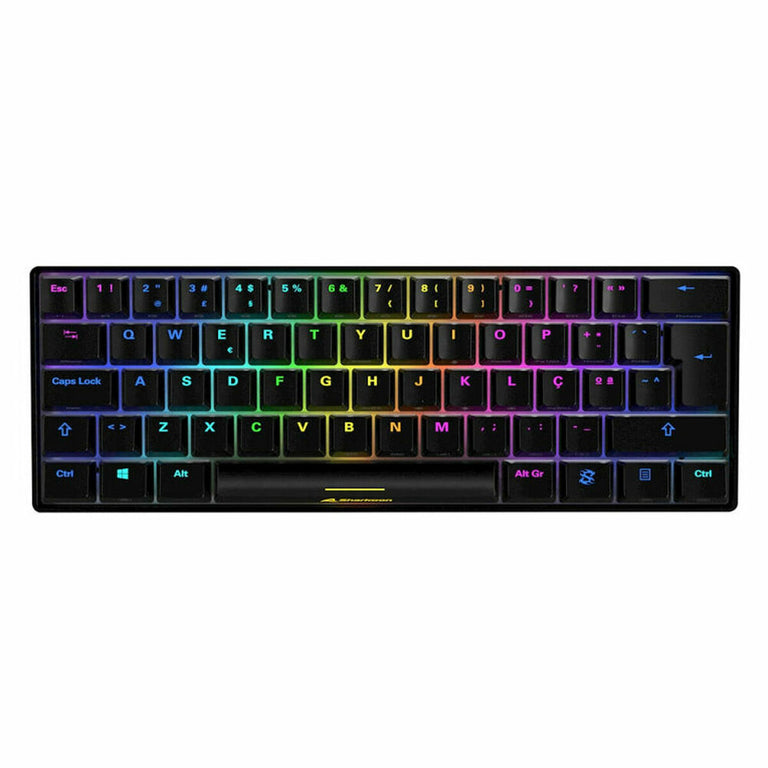 Sharkoon SGK50 S4 Schwarze spanische Tastatur