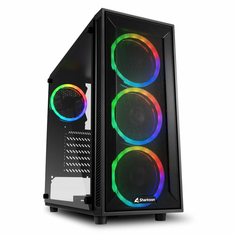 Sharkoon TG4M ATX Mid-Tower-Gehäuse Schwarz ATX LED RGB