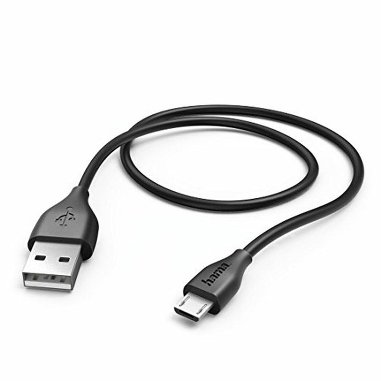 Kabel USB 2.0 A auf Micro USB B Hama Technics 00173610 1,4 m Schwarz