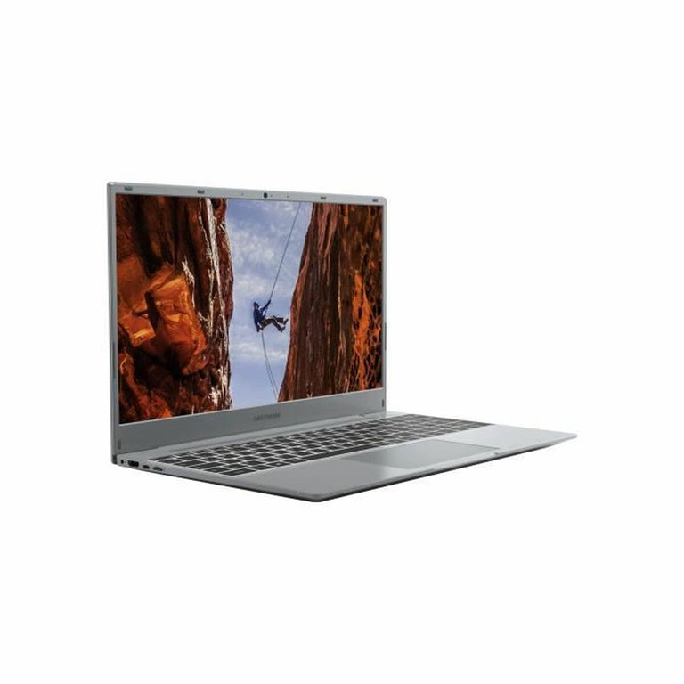 Notebook Medion Akoya E15307 Silber 128 GB SSD 15,6 Zoll 4 GB RAM AMD© 3020E Azerty Französisches AZERTY