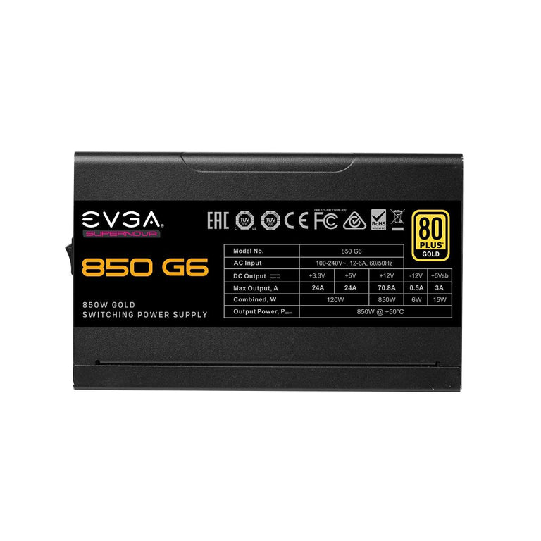 Fuente de Alimentación Evga Supernova 850 G6 850 W