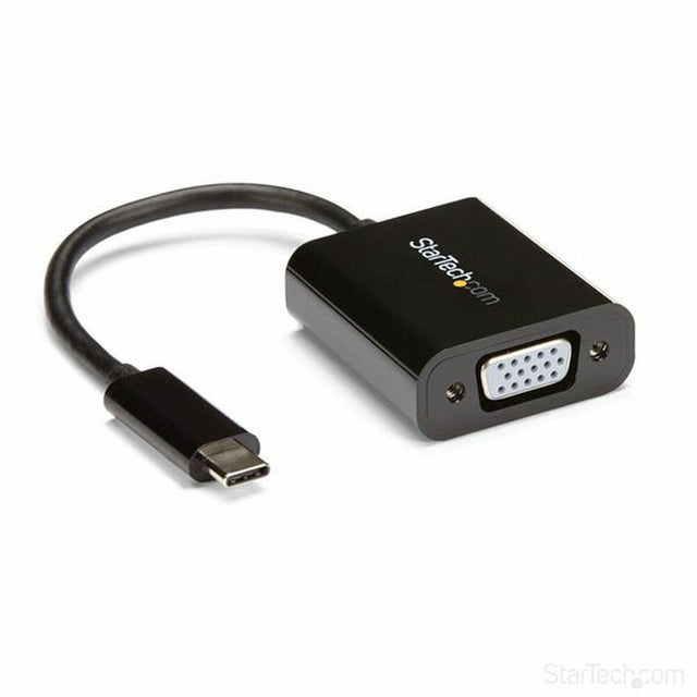 Adaptador USB C a VGA Startech CDP2VGA              Negro