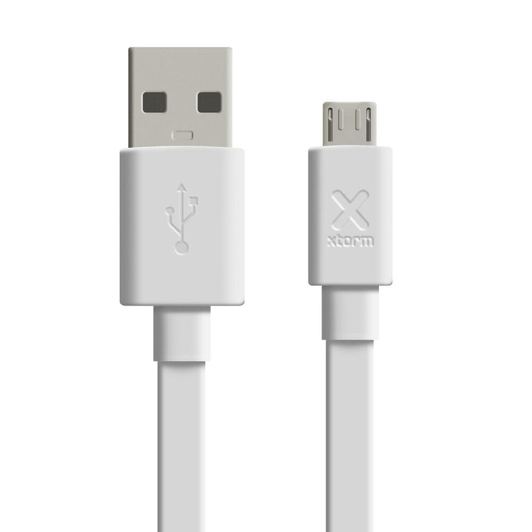 Cable USB A a USB B CF010 Blanco