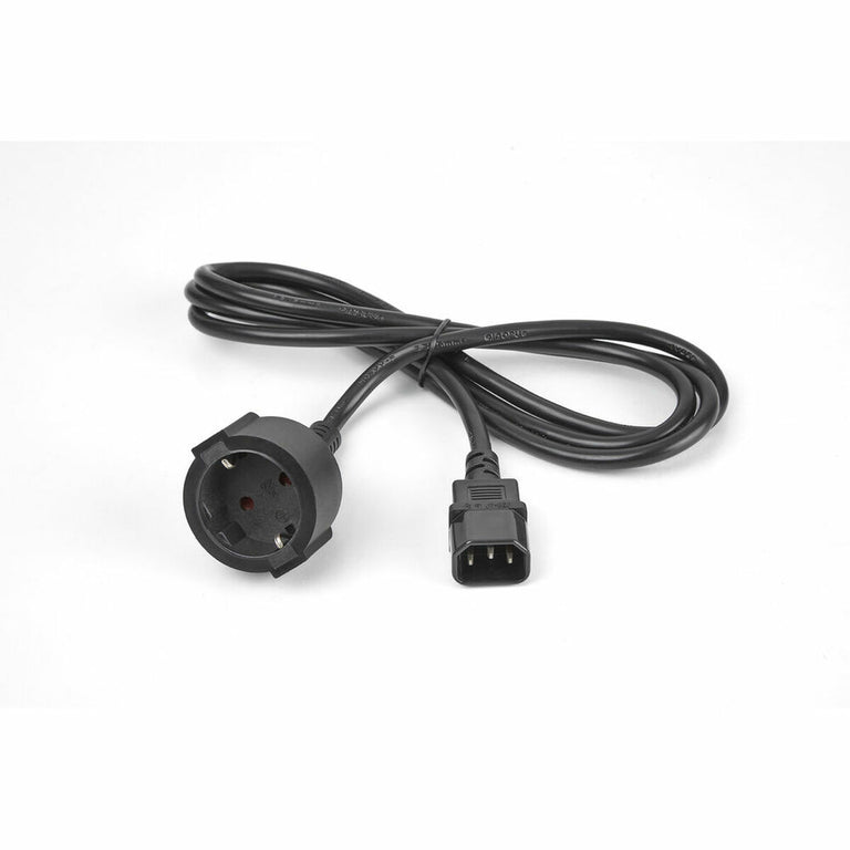 Cable Alimentación C14 Salicru 663BA000008          Negro Macho Hembra