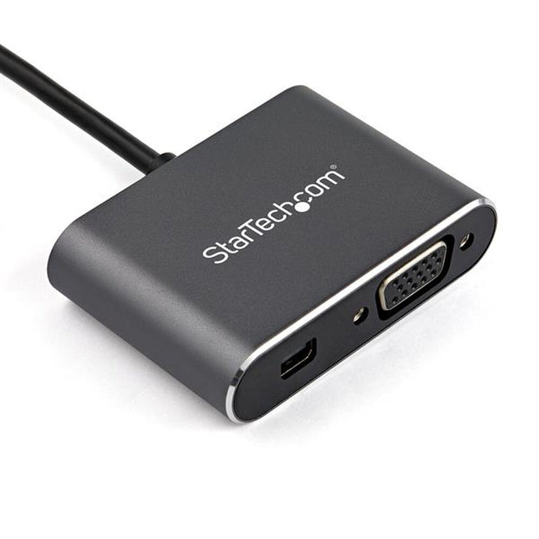 Adaptador USB C a VGA/MiniDisplayPort Startech CDP2MDPVGA           Gris