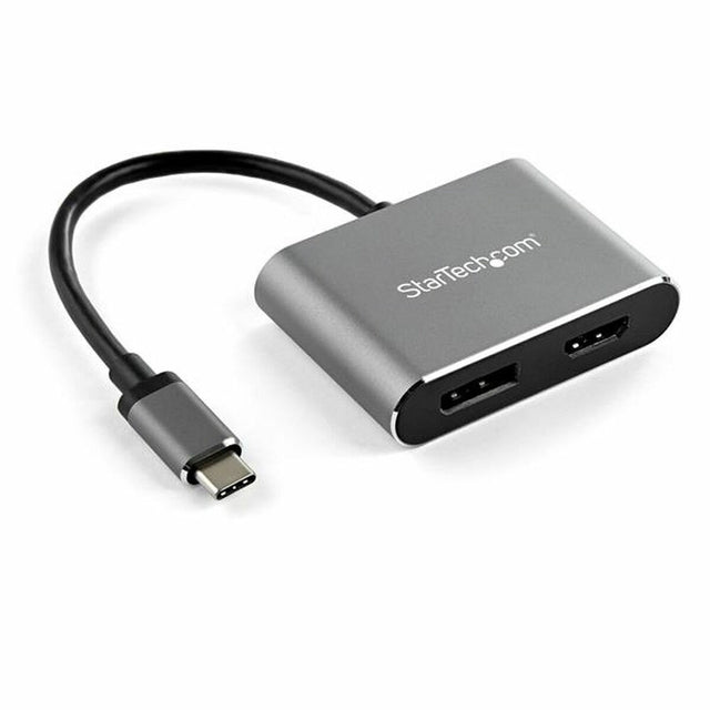 Adaptador USB C a HDMI/DisplayPort Startech CDP2DPHD             4K Ultra HD Plata