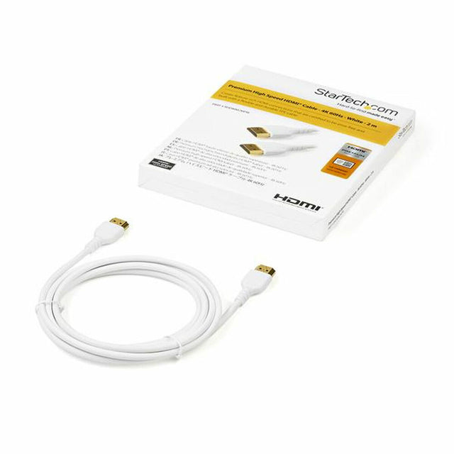 Startech RHDMM2MPW 4K Ultra HD weißes HDMI-Kabel (2 m)