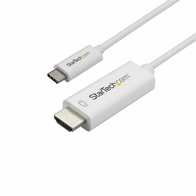 Adaptador USB C a HDMI Startech CDP2HD1MWNL          Blanco 1 m