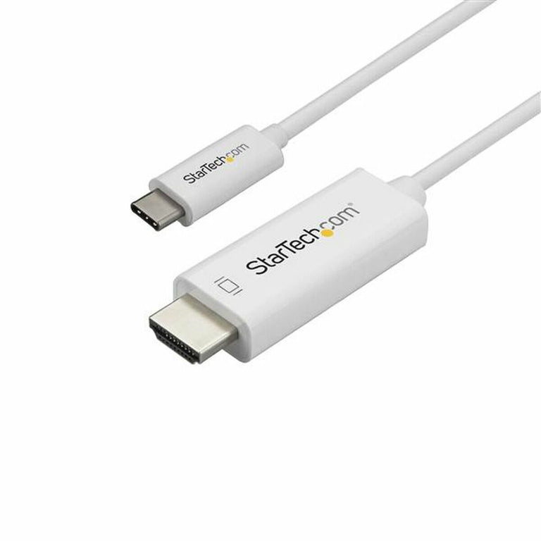 USB-C-zu-HDMI-Adapter Startech CDP2HD1MWNL Weiß 1 m