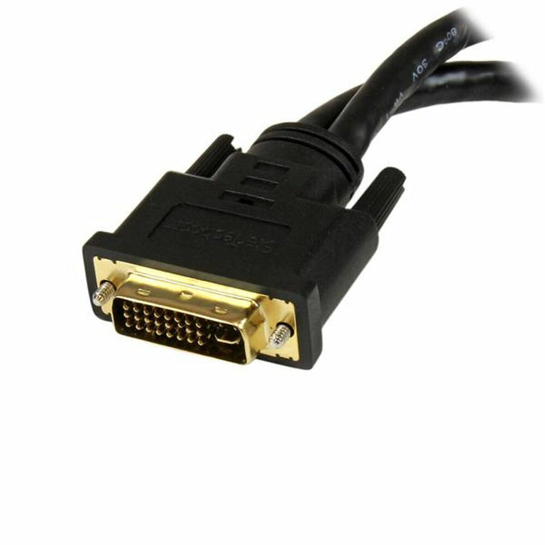 Cable DVI-I a DVI-D y VGA Startech DVI92030202L         Negro 0,2 m