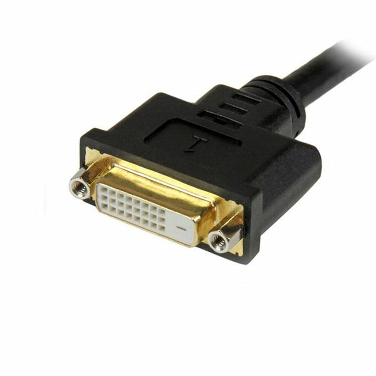 Cable DVI-I a DVI-D y VGA Startech DVI92030202L         Negro 0,2 m