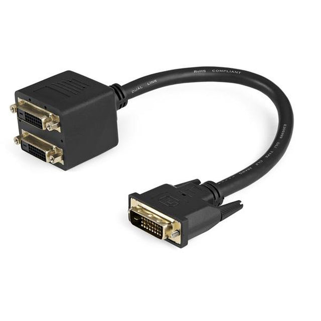 Cable Video Digital DVI-D Startech DVISPL1DD            Negro 0,3 m