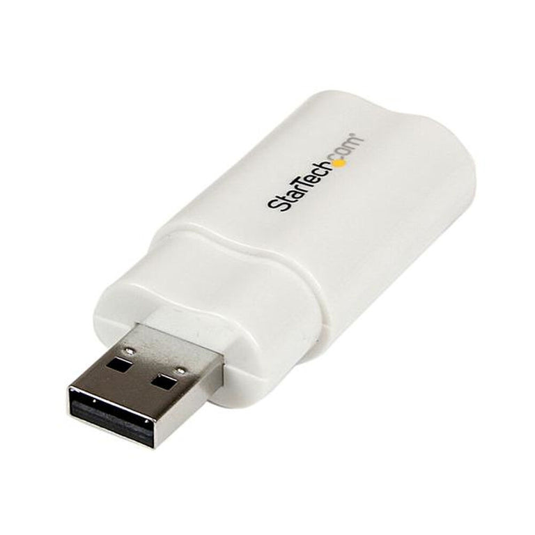 Tarjeta de Sonido Externa USB Startech ICUSBAUDIO Blanco