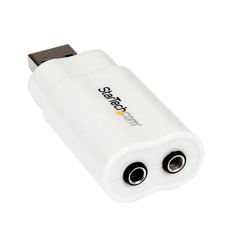 Tarjeta de Sonido Externa USB Startech ICUSBAUDIO Blanco