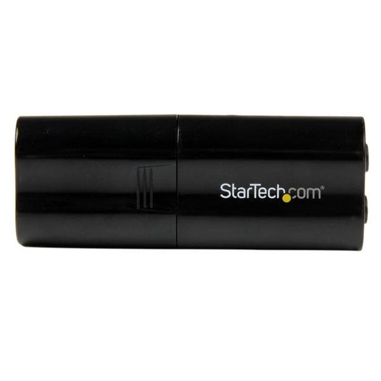 Tarjeta de Sonido Externa USB Startech ICUSBAUDIOB Negro