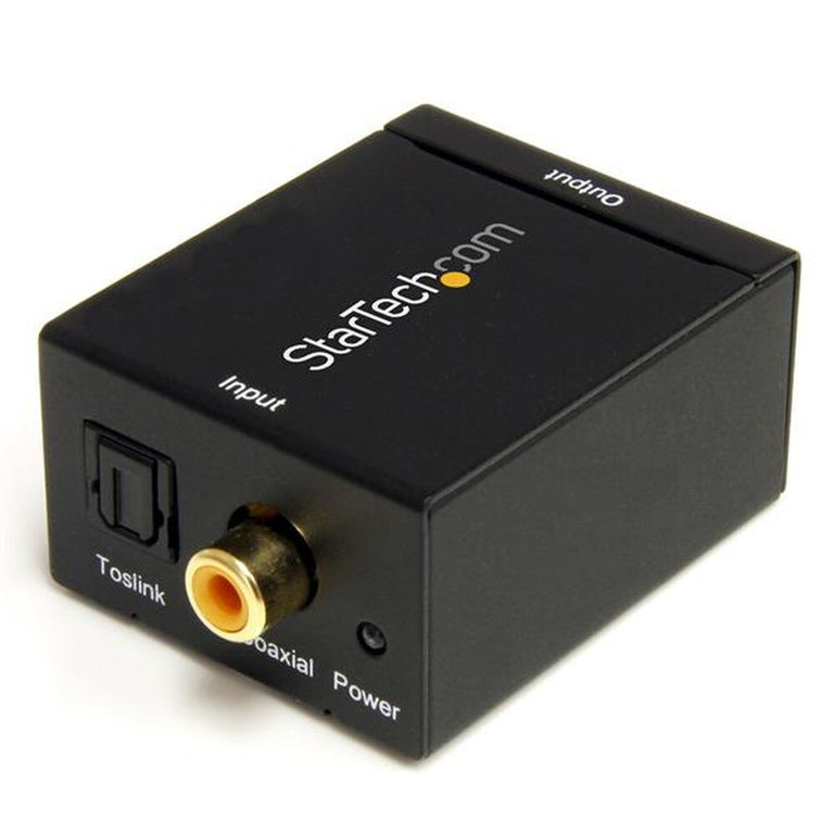 Conversor/Adaptador Startech SPDIF2AA             Audio Negro