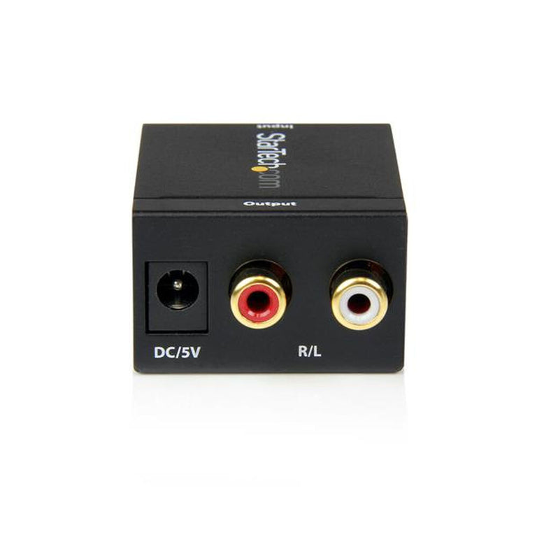 Conversor/Adaptador Startech SPDIF2AA             Audio Negro