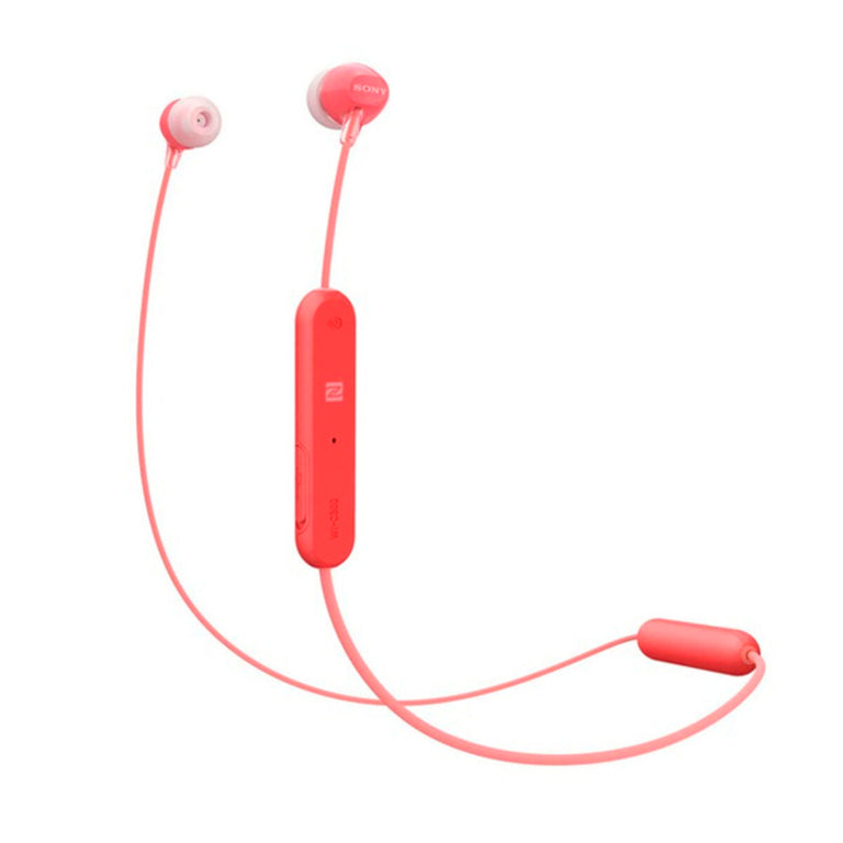 Auriculares Bluetooth Sony WI-C300 USB Rojo