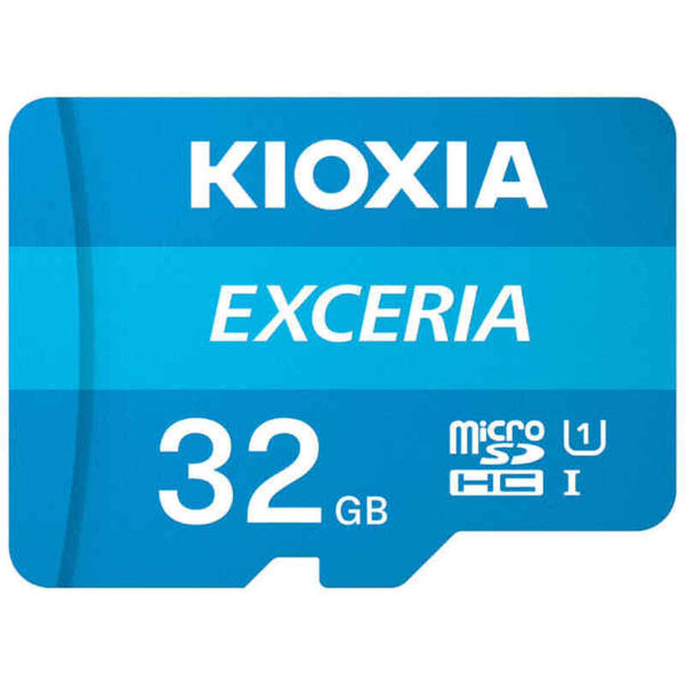 Tarjeta de Memoria Micro SD con Adaptador Kioxia Exceria UHS-I Clase 10 Azul