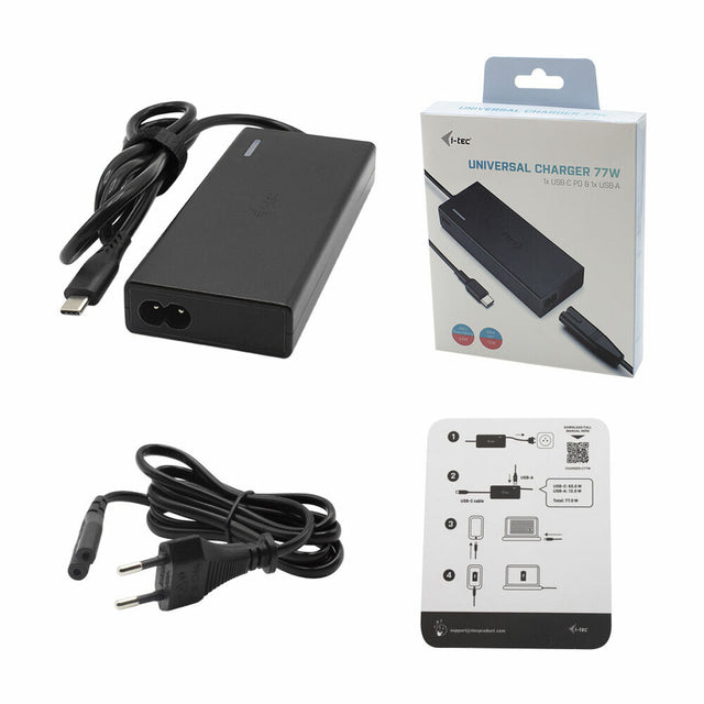 Cargador para Portátil i-Tec CHARGER-C77W