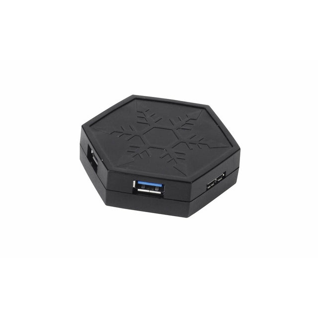 Hub USB Silverstone Negro