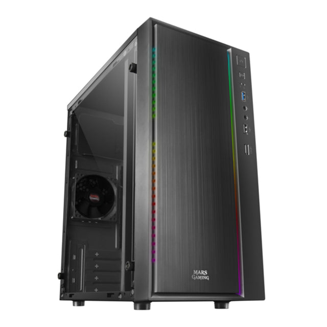 Mars Gaming MCM RGB Micro ATX / ITX Mini-Tower-Gehäuse Schwarz