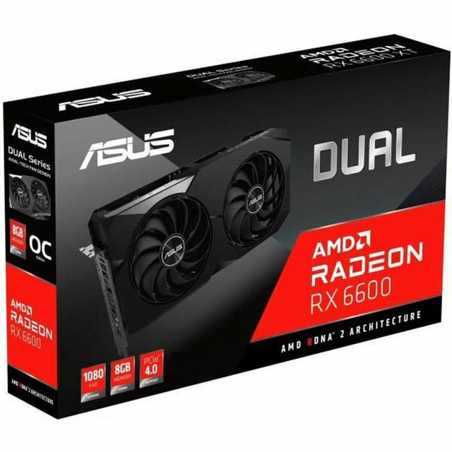 Tarjeta Gráfica Asus DUAL-RX6600 8 GB GDDR6 8K Ultra HD