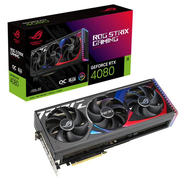 Tarjeta Gráfica Asus ROG-STRIX-RTX4080-O16G-GAMING 16 GB GDDR6X